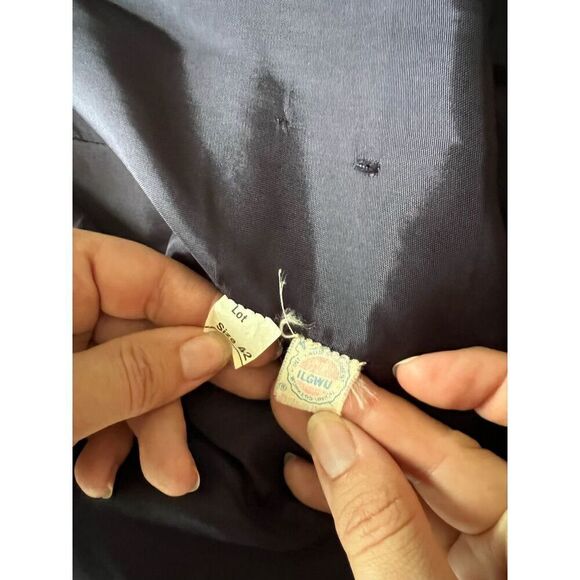 BEAU BREM Vintage WOMENS BLAZER Jacket Long Sleeve Button SIZE 42 - Picture 6 of 13